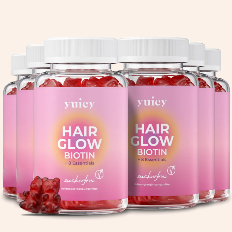 Hair Glow Biotin Gummies